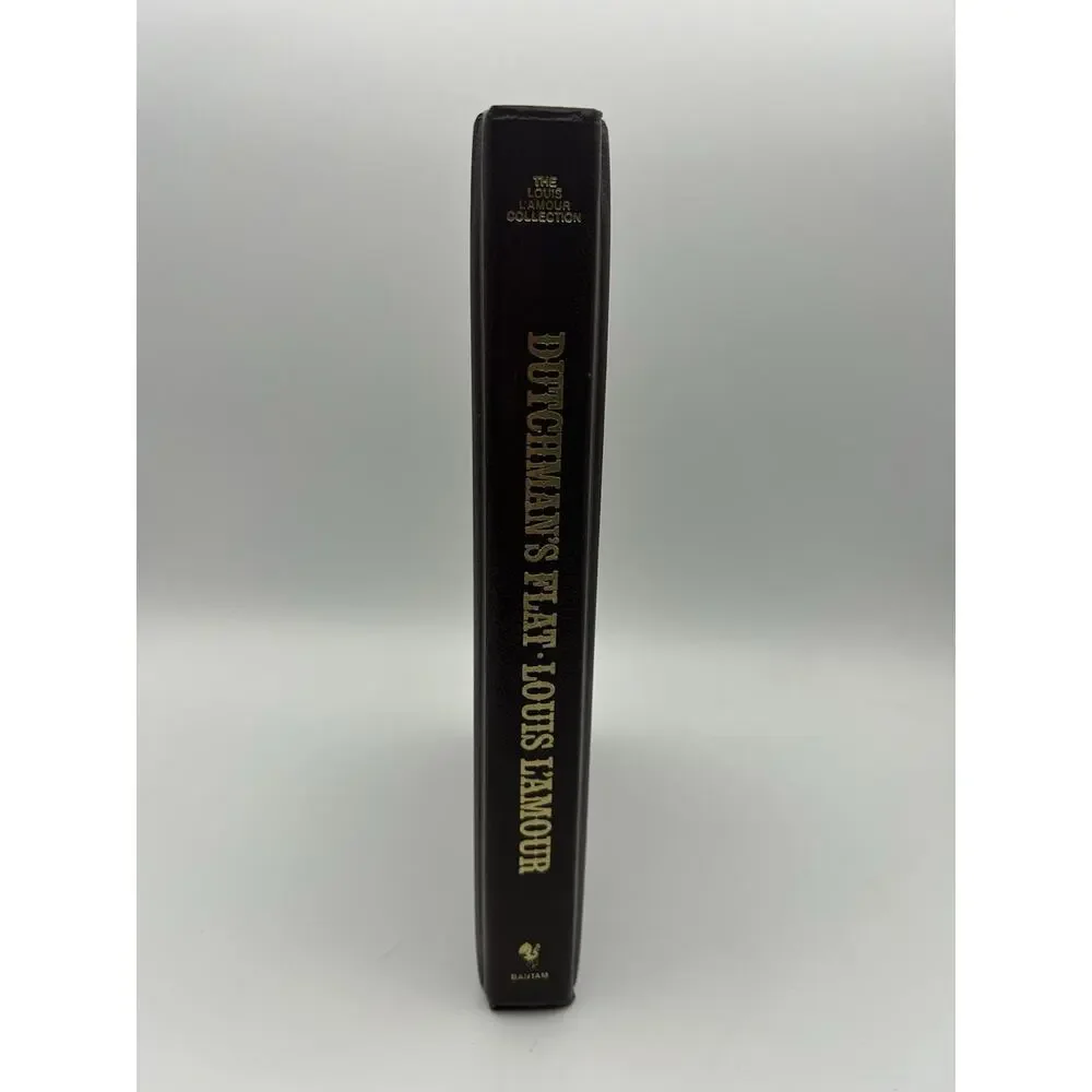 Vintage Louis L'Amour Leatherette Book Dutchman's Flat Like New Copyright 1986